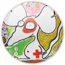 Badge Green mouse