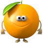 Stickers Fruigolos orange