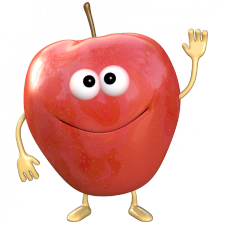 Stickers Fruigolos pomme rouge