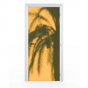 stickers PORTE vertical ombre du palmier