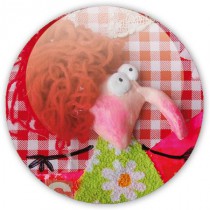 Badge Miss red