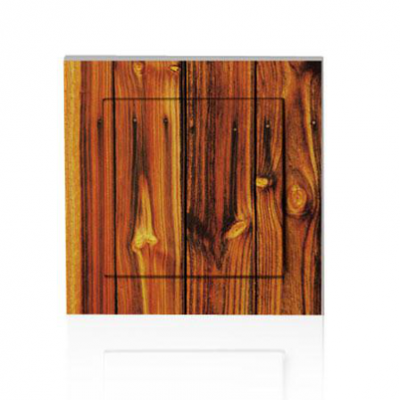 stickers interrupteur zen texture planches de bois
