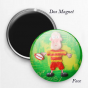 Magnet Rugby rouge jaune