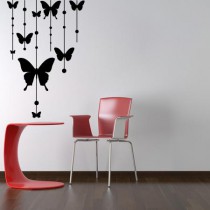 Stickers Home Déco personnalisables -  Papillons - Suspension