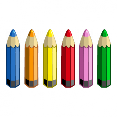 Stickers Crayons de couleurs