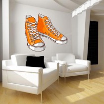 Stickers Orange sneakers