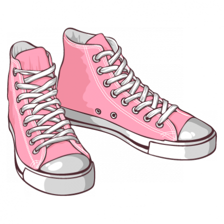 Stickers Pink sneakers