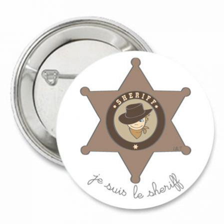 Badge collection Je suis... le sheriff