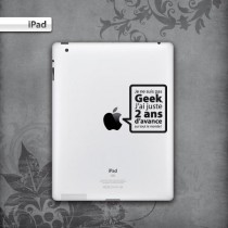 Stickers iPad Apple Geek