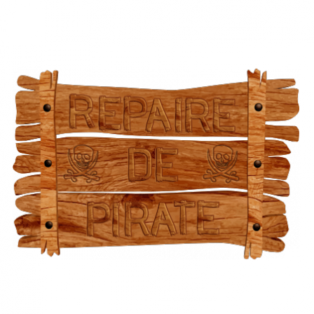 Stickers Affiche repaire de pirate