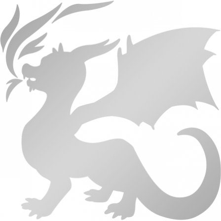 Stickers Miroir en forme de Dragon
