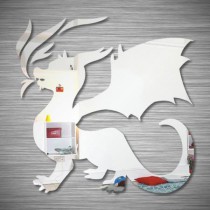 Stickers Miroir en forme de Dragon
