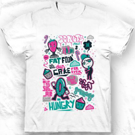 Tee shirt col rond homme Hungry