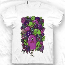 Tee shirt col rond homme Monster show