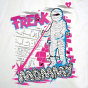 Tee-shirt col V homme Freak Mummy