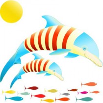 Stickers dauphins