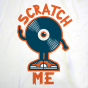Tee shirt col rond homme Scratch me