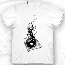 Tee-shirt The burning vinyl