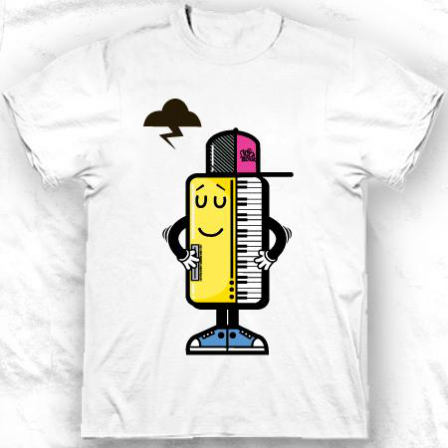 Tee shirt col rond homme Mr Keyboard