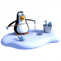 Bavoir pingouin 3
