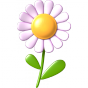 Bavoir fleur 1