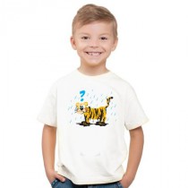 Tee-shirt enfant tigre et l'eau