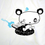Tee-shirt homme col V panda