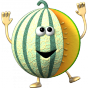 Bavoir Fruit Melon