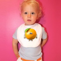 Bavoir Fruit Orange