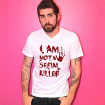 Tee shirt col V homme Serial Killer