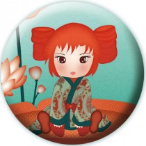 Badge Kimiko Lotus