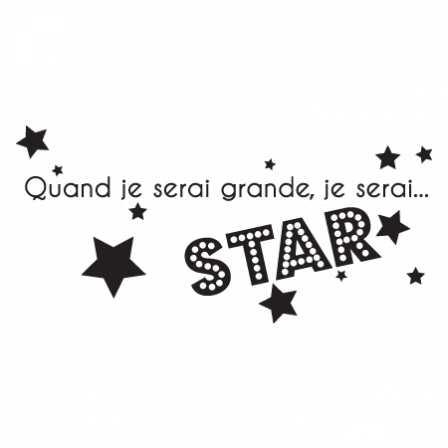 Stickers JE SERAI Star