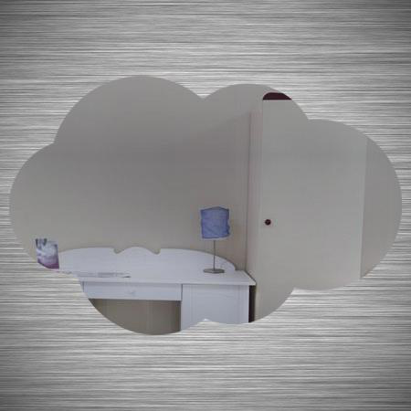Adhésif miroir nuage - Stickers Malin