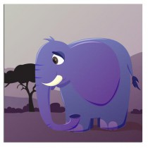 Poster JUNGLE Elephant