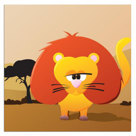 Poster JUNGLE Lion