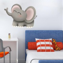 stickers Savane- le petit éléphant