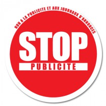 Stickers stop publicité