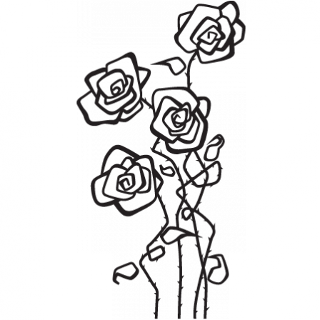 Stickers FLEURS Roses