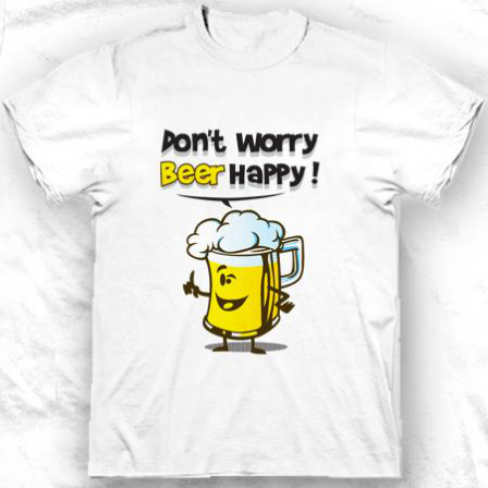 T-shirt Street Beer Happy !