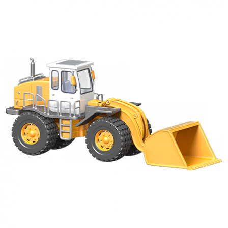 Stickers chantier bulldozer 1