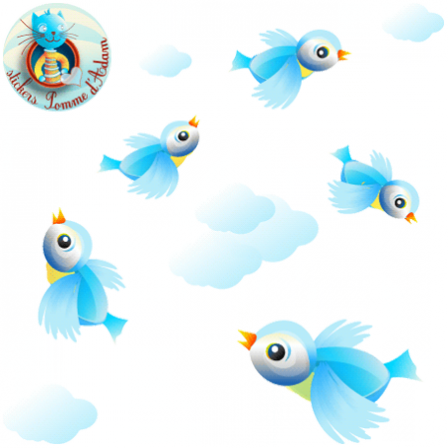 Stickers oiseaux