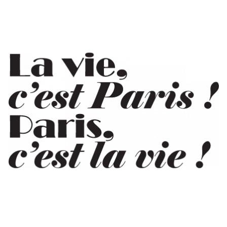 Stickers citation Paris