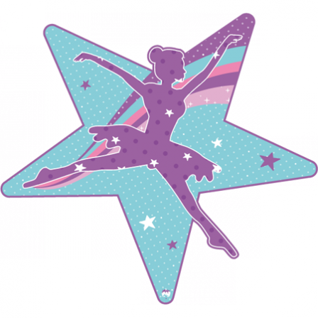 Stickers étoile Danseuse