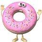 Stickers aliment donut 1
