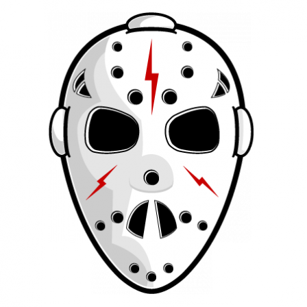 Stickers masque de hockey