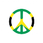 Stickers Peace jamaique