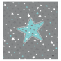 Stickers Interrupteur Bleu étoile