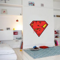 Stickers Superman graffiti