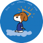 Badge Magnet Beagle DIEU
