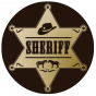 Badge Cowboy Sheriff